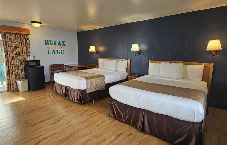 2 Queen Beds Deluxe Room with Kitchen & Bathtub – Lawn View